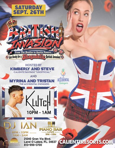 British Invasion Party at Caliente
