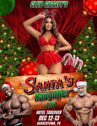 Club Giggitys Santas Naughtier List Hotel Takeover