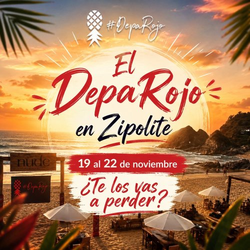 DepaRojo Nude Zipolite 2026 · 2da Edición