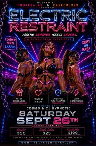 Electric Restraint Glo Party