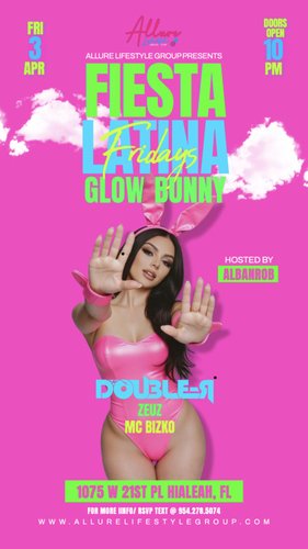 Fiesta Latina Fridays (Glow Bunny)