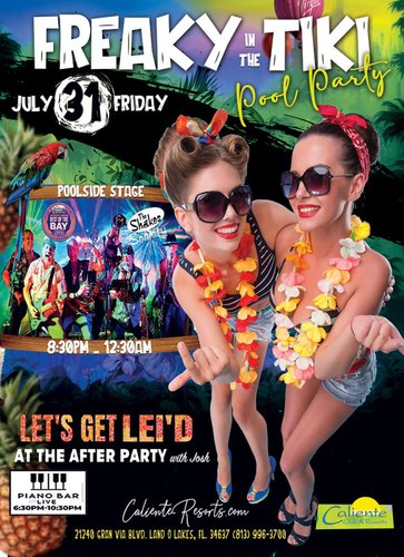 Freaky In The Tiki Pool Party at Caliente