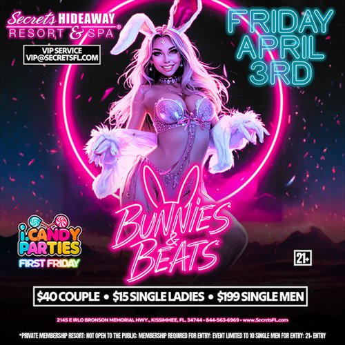 Friday Pool Party AND Bunnies & Beats @ Secrets