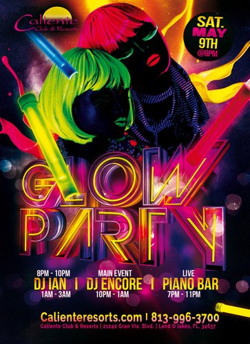 Glow Party at Caliente