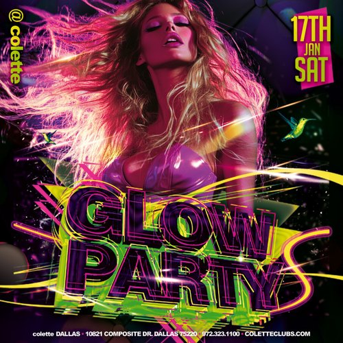 Glow Party@ colette Dallas