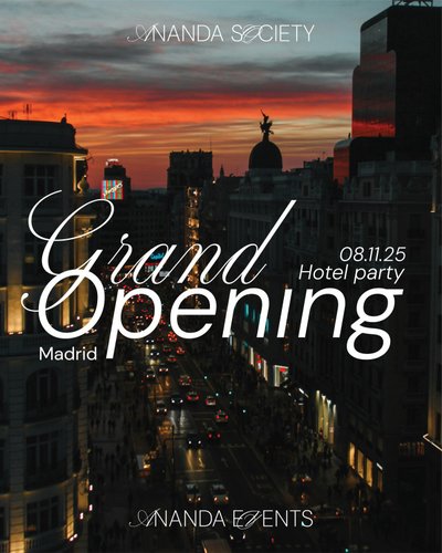 Grand Opening ANANDA SOCIETY Madrid