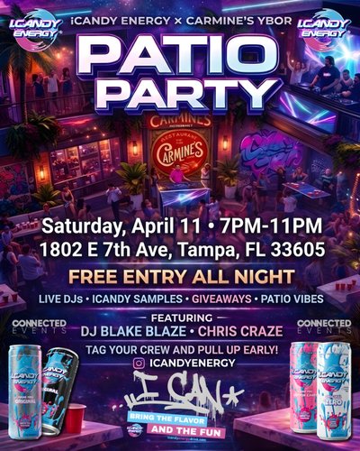 I.CANDY POP UP PATIO EVENT