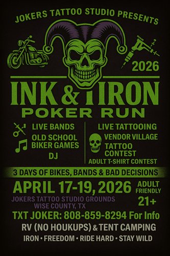 Ink & Iron Poker Run & Biker Rally
