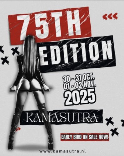 KamaSutrA 75th Edition - 30 okt t/m 2 nov