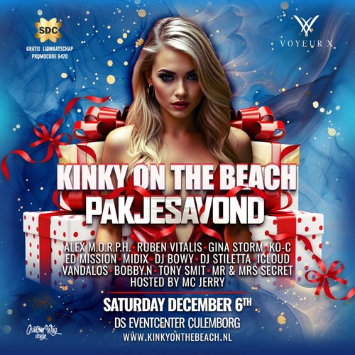 Kinky On The Beach beroemde Pakjesavond