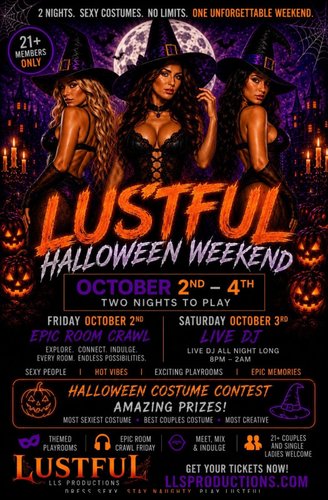 Lustful Sultry Halloween Party