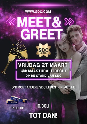 Meet&Greet - Vrijdag 27 maart - Kamasutra