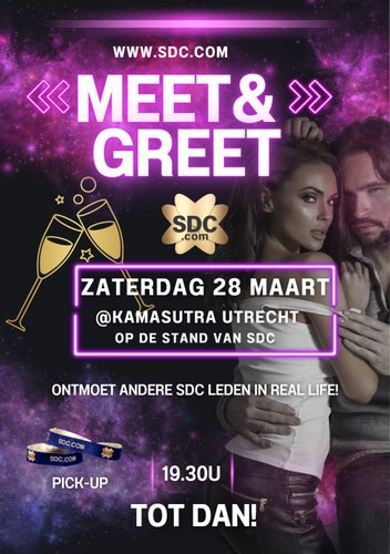 Meet&Greet - Zaterdag 28 maart 19u30 - Kamasutra