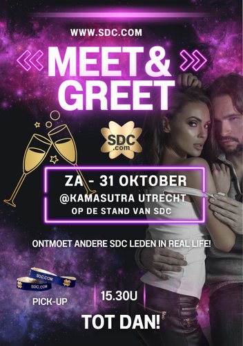 Meet&Greet - Zaterdag 31 oktober 15u30 - Kamasutra