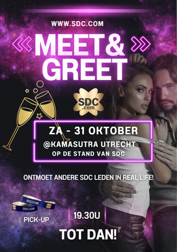 Meet&Greet - Zaterdag 31 oktober 19u30 - Kamasutra