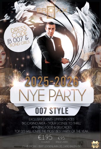 NYE 2025/26  in James Bond Stijl