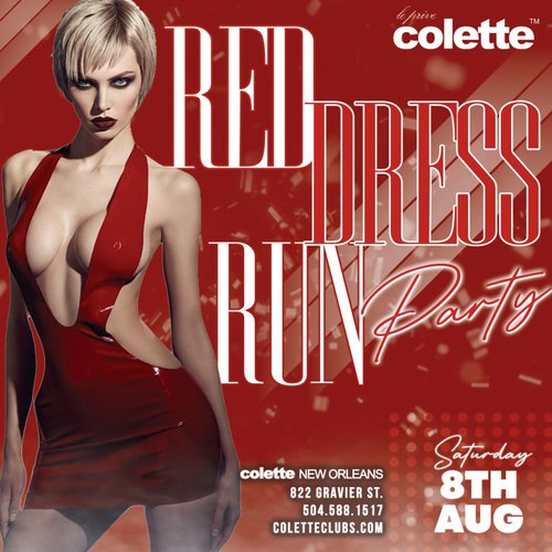 Red Dress Run Party@ colette Nola