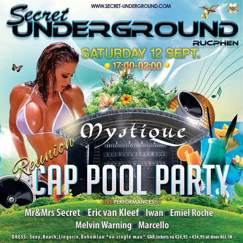 Reunion Cap Pool Party at Club Mystique