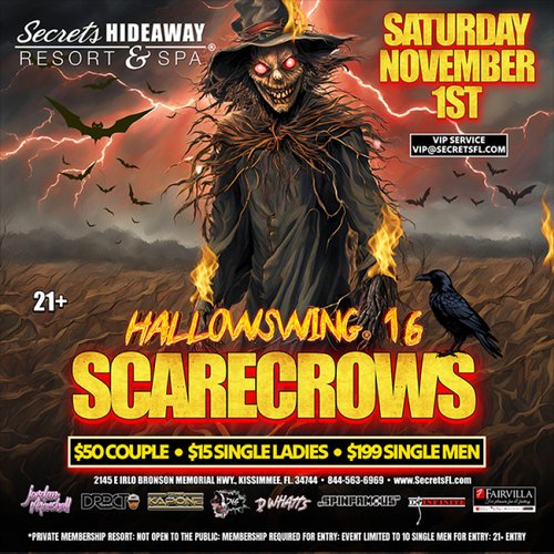 Saturday Pool Party AND Scarecrows - Hallowswing®
