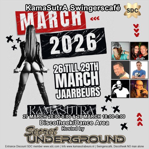 Secret Underground goes KamaSutrA 27 & 28 March