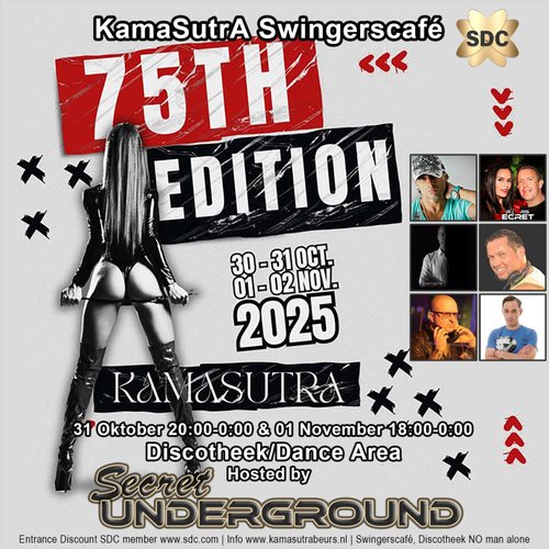 Secret Underground goes KamaSutrA 31 Okt. & 1 Nov.