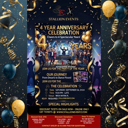 Stallion Eventz - 4 Year Anniversary Celebration