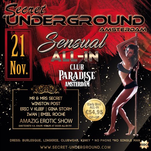 SU Sensual All-In Amsterdam 21 Nov.