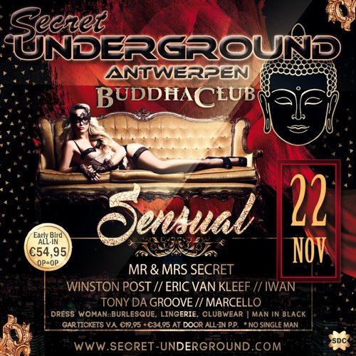 SU *Sensual All-In Antwerpen" BuddhaClub  22 Nov