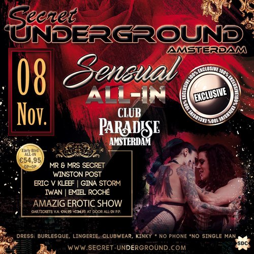 SU *Sensual All-In Exclusive" Amsterdam 08 Nov