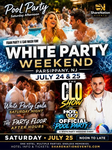 WHITE PARTY WEEKEND - WITH BYOB POOL BASH